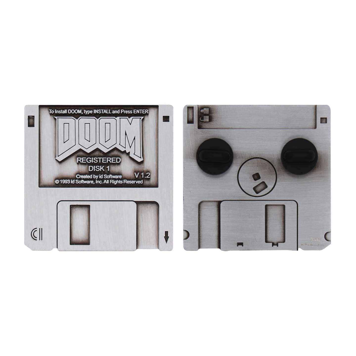 Doom Pin Badge Floppy Disk Limited Edition